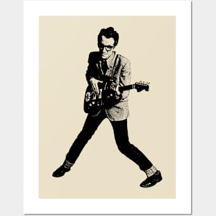 Elvis Costello Pencil Art Posters and Art